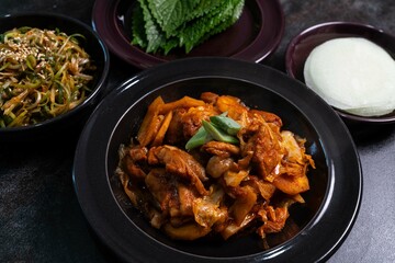 Dak-Galbi, Korean Stir-fried Chicken