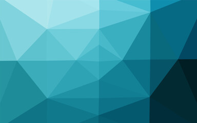 Light BLUE vector blurry triangle pattern. - obrazy, fototapety, plakaty