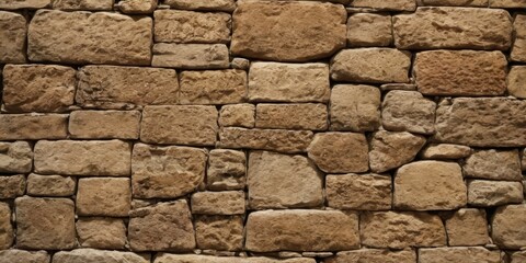 Fototapeta premium seamless ashlar old stone wall texture background