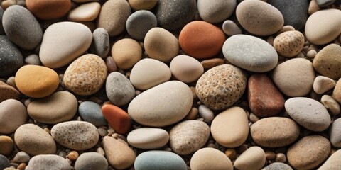 Fototapeta na wymiar Small sea stones, gravel texture Background