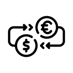 exchange line icon