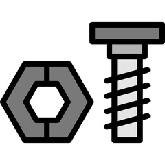 Bolt and Nut Icon