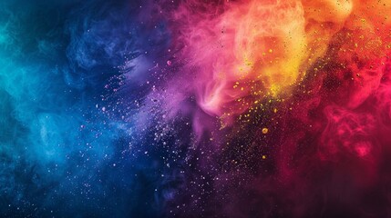 A colorful, multi-colored background with a lot of small dots