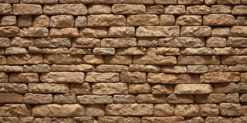 Obraz premium Stripe stone wall pattern, seamless texture.