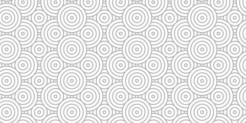 Fototapeta na wymiar Overlapping Pattern Minimal diamond geometric waves spiral transparent and abstract circle wave line. Gray seamless tile stripe geometric create retro square line backdrop pattern background.