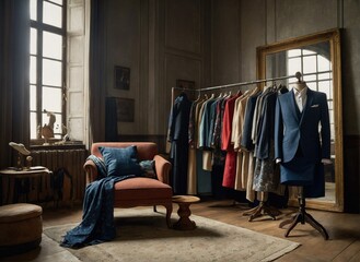 Collection of clothes created by a tailor on Tailor’s Day