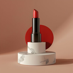 photo shoot of lipstick. Product display