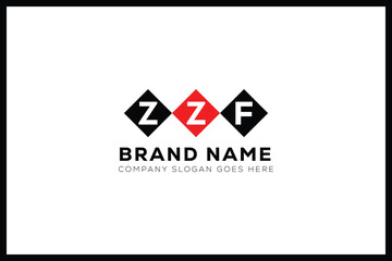 ZZF letter logo design. ZZF creative initials monogram letter logo. ZZF  business and real estate logo vector template.