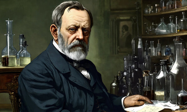 Louis Pasteur (1822-1895) French chemist and micro.