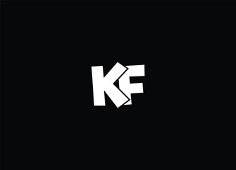 Letter KF  logo icon design and creative logo