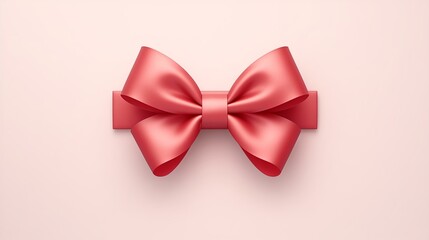 Create a 3D design of ribbon on an empty background