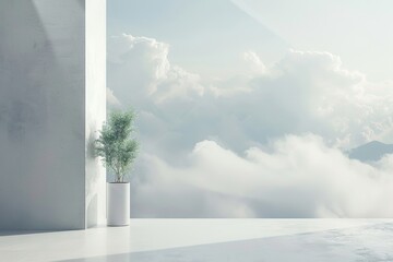 air humidity concept in minimalistic style - obrazy, fototapety, plakaty