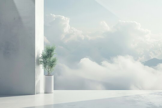 air humidity concept in minimalistic style