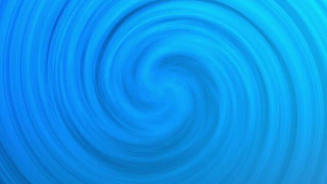 Centered blue rotating spiral animation with caustics in the center