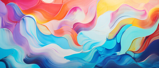 Colorful oil paint background