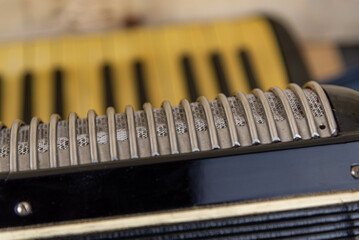 Old accordion piano pre