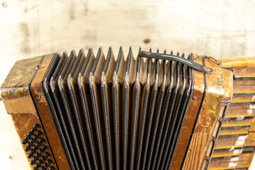 old piano accordion