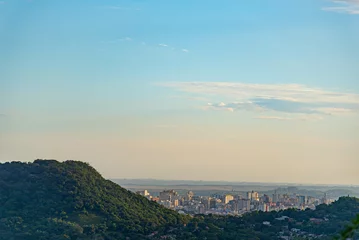 Foto op Canvas Panoramic view of the city of Santa Maria, Rio Grande do Sul, Brazil © Alex R. Brondani