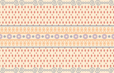 Ethnic Pattern. Ethnic India Bhandhani seamless pattern for embroidery, textile decoration and tile design.