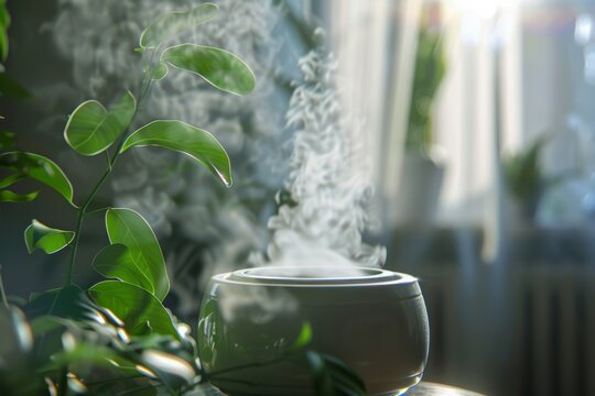 air humidity concept in minimalistic style