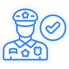Corrections Officers Icon Style