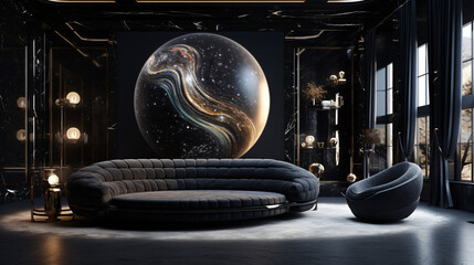 Cosmic inspired interior design