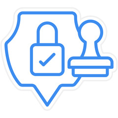 Privacy Legislation Icon Style