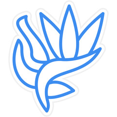 Bird Of Paradise Icon Style