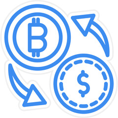 Crypto Exchange Icon Style