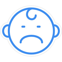 Sad Baby Icon Style