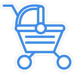 Stroller Icon Style