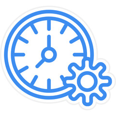 Time Management Icon Style