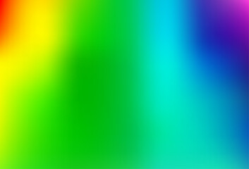 Light Multicolor, Rainbow vector glossy bokeh pattern.