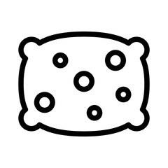 pillow line icon