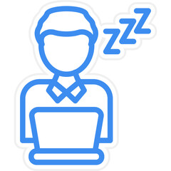 Lazy Work Icon Style