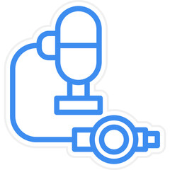 Diving Regulator Icon Style