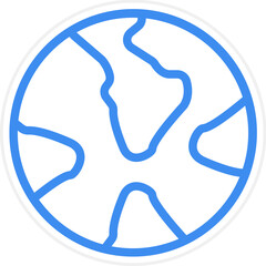 Earth Icon Style