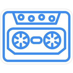 Cassette Icon Style