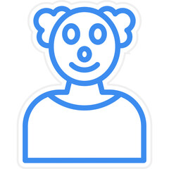 Clown Icon Style