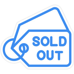 Sold Out Icon Style