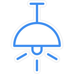 Pendant Light Icon Style © designing ocean