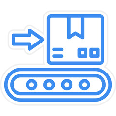 Conveyor Belt Icon Style