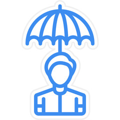 Life Insurance Icon Style