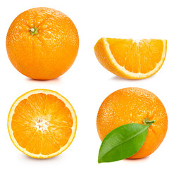 Fresh organic orange isolated - 756982901