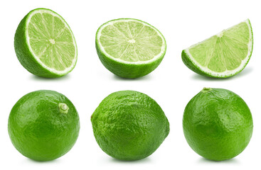 Fresh organic lime isolated - 756982969