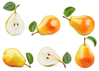 Fresh organic pears isolated - 756982988