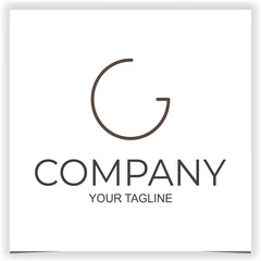 Fototapeta premium Letter G modern logo design template