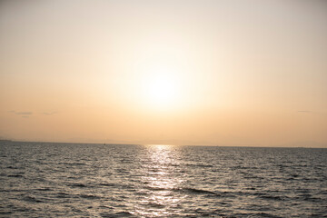 Obraz premium Sunset and sea