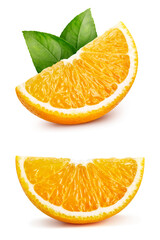Orange isolated on white background - 756985935