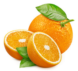 Orange isolated on white background - 756985972